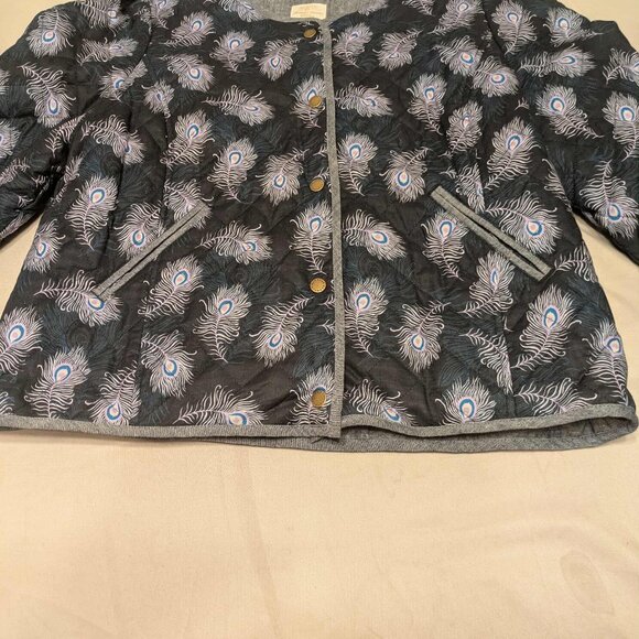 Heritage Barbour Modern Country Pippa Quilted Jacket L w Logo Snaps - Picture 9 of 15